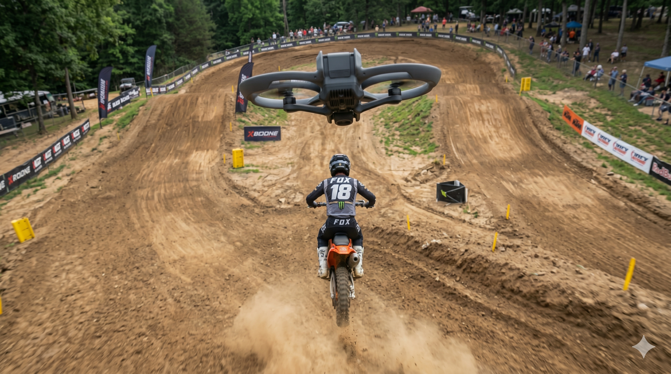Suivi FPV immersif de spot activés extérieurs