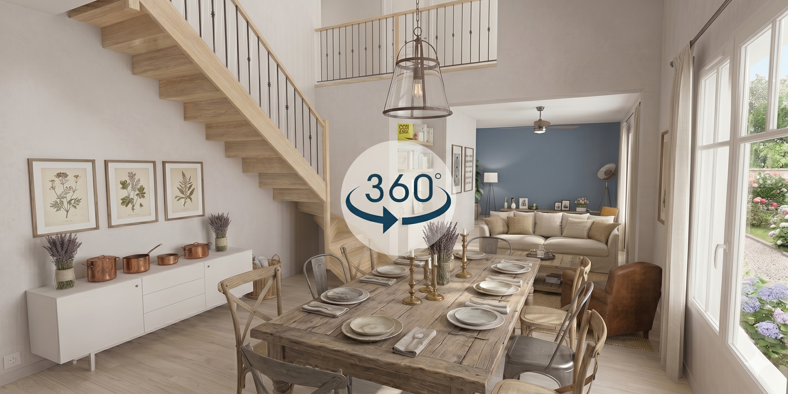 Promotion de biens immobiliers, visite virtuelle, visite FPV